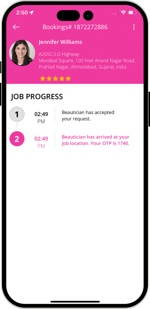 OTP Verification to Start the Job