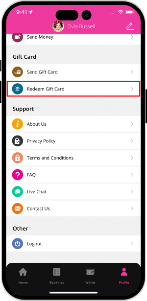 choose service categories