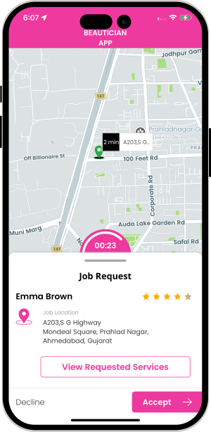provider manage work location