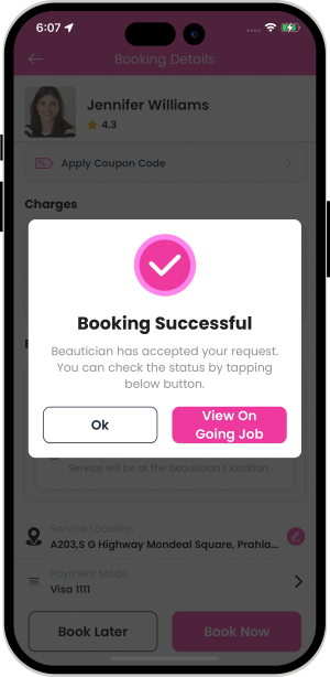 Select booking location