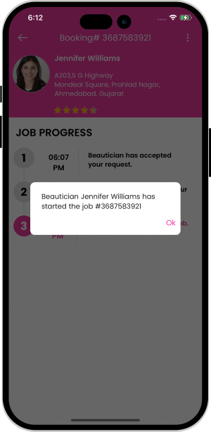 Select booking location