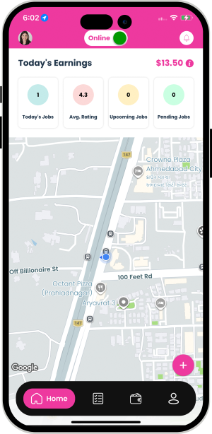 user and provider fives feedback to eachother
