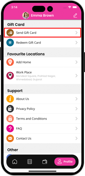choose service categories