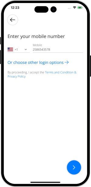 Select booking location