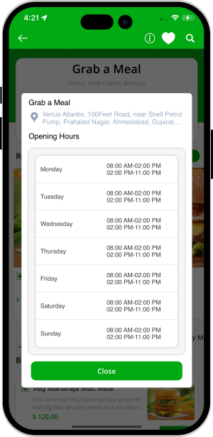 see timeslots for any Store
