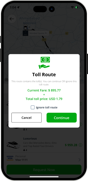 toll calculation