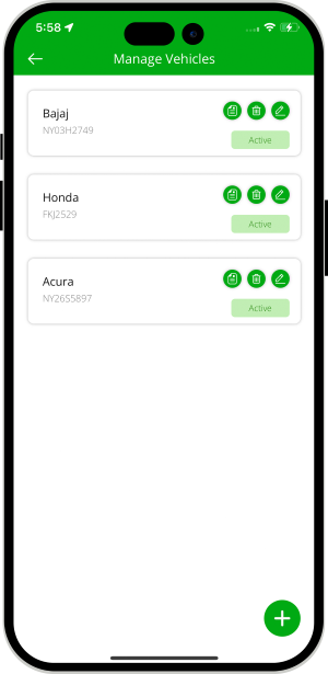 manage vehicles