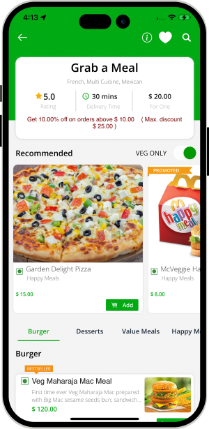 user order dashboard
