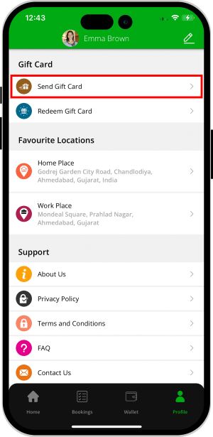 choose service categories
