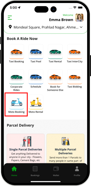 choose sub categories