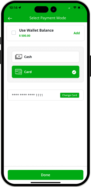 choose service categories