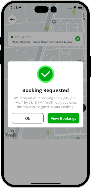 Booking Requested