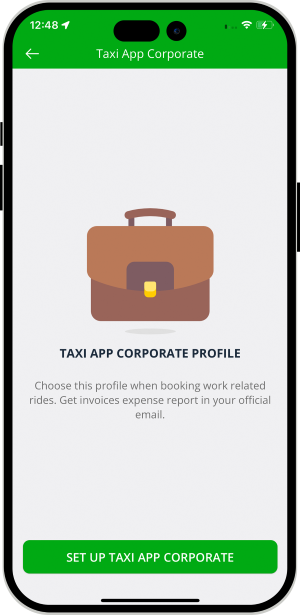 taxi app corporate profile