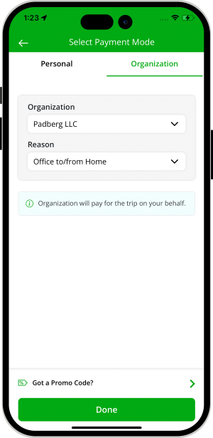 select organization