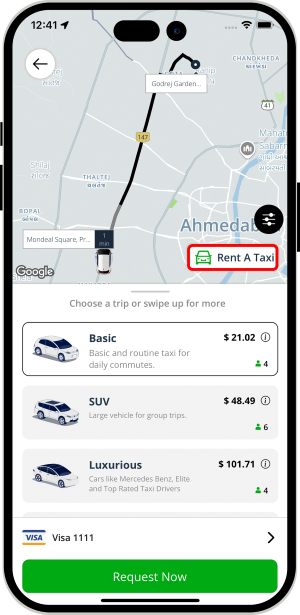 taxi rentals