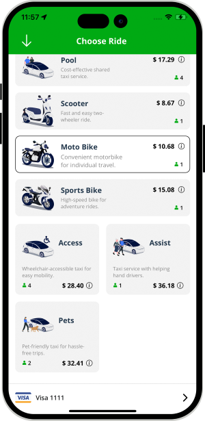 moto ride request