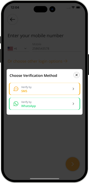 Select booking location