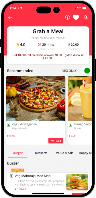 user order dashboard