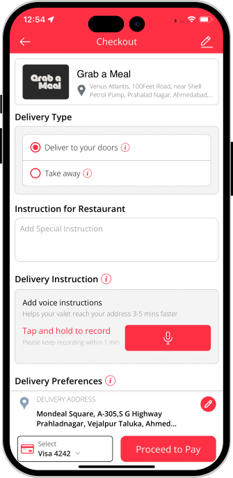 user confirm order to check out