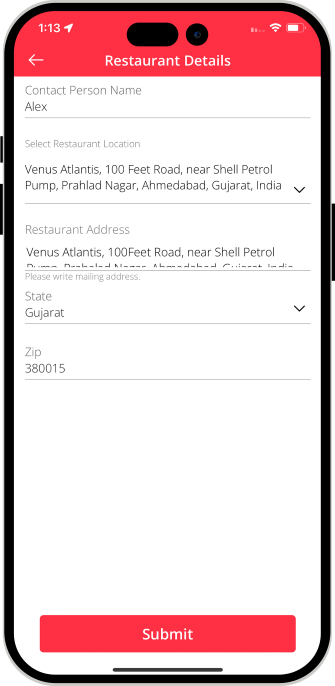 Stores order details