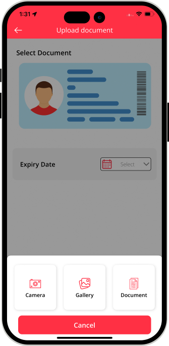 driver upload documents