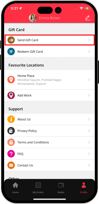 choose service categories