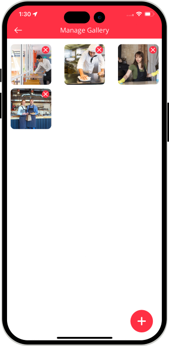 Manage gallery