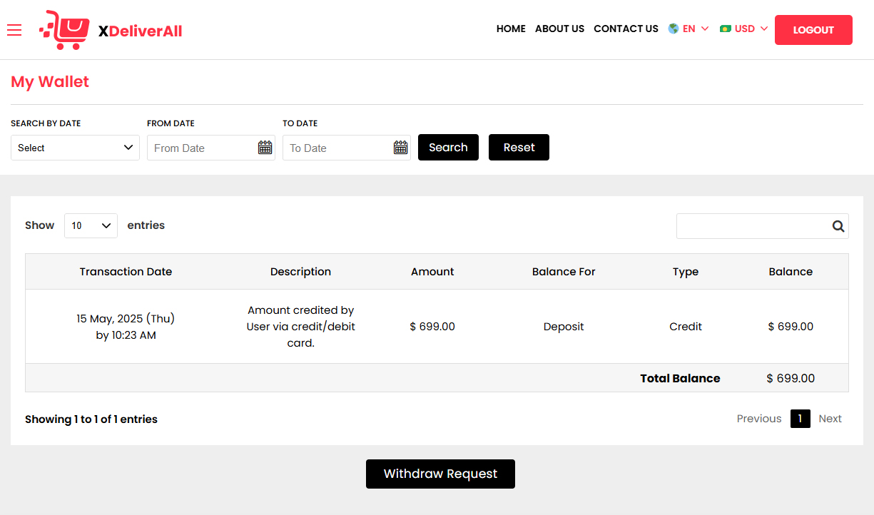 Driver Wallet