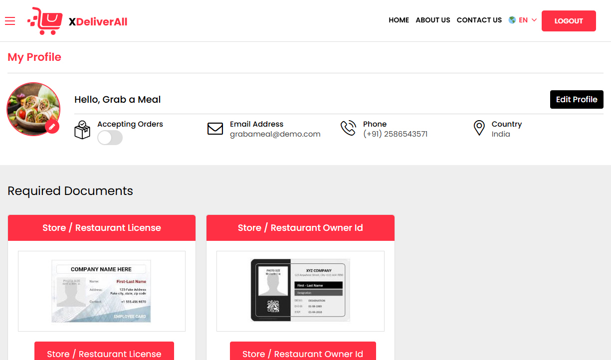Store Profile