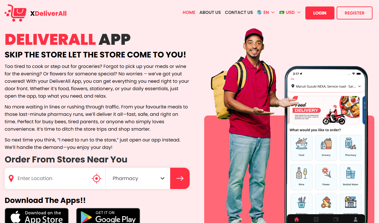Browse store based deliveries