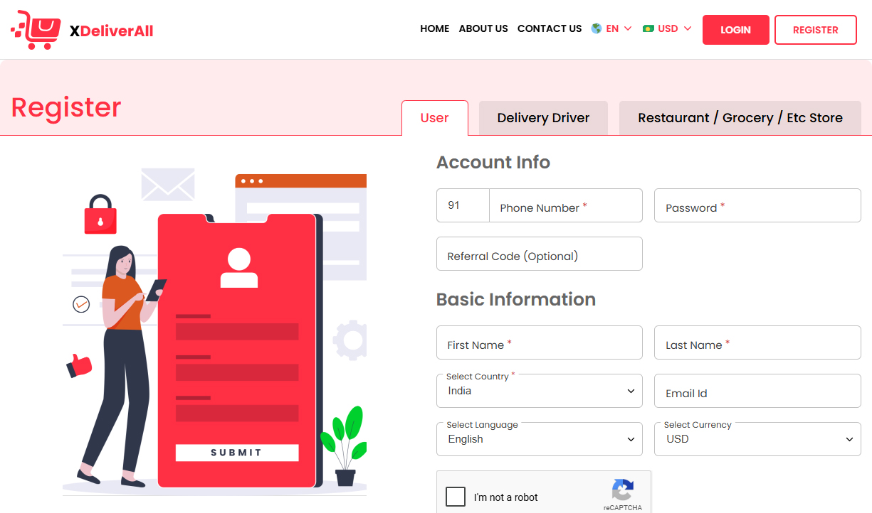 Register User