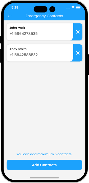 driver and sender can edit their profile