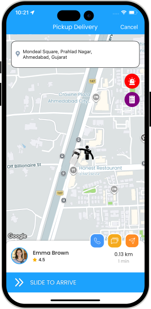 driver arrived confirmation notification