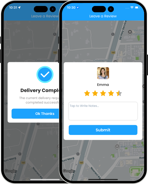 delivery driver invoice summary