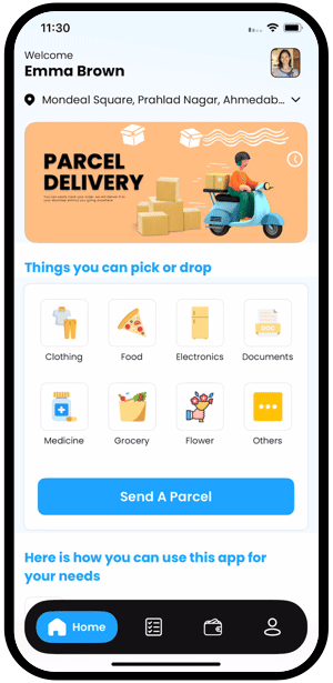 Select booking location