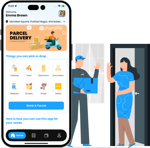 on demand courier delivery app development