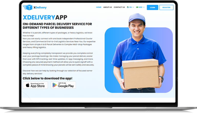 delivery web panel