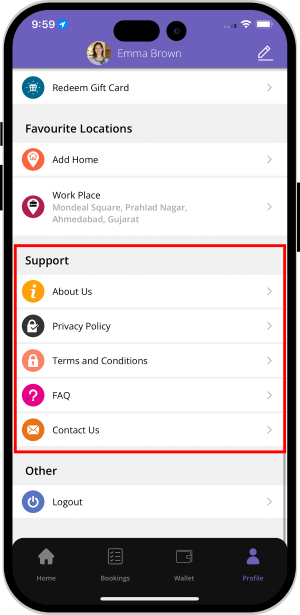 Terms and Conditions, contact us Information like About Us, Privacy Policy, Terms and Conditions, Contact US and FAQ.