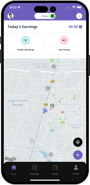 heat view for taxi and delivery heat view for taxi and delivery