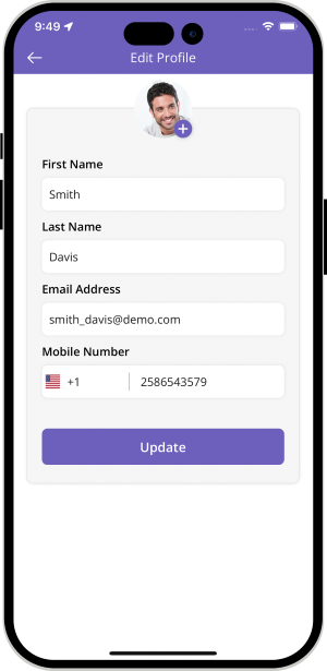 Service provider can update their profile Service provider can update their profile