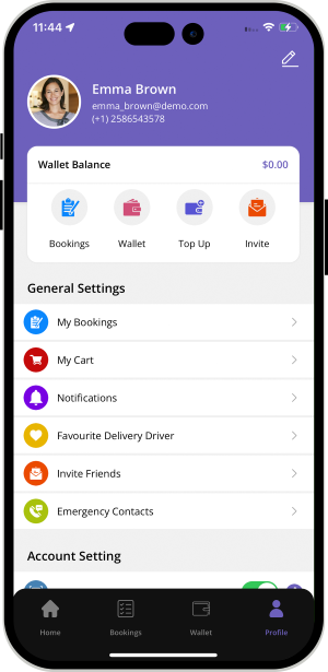user app menu user app menu