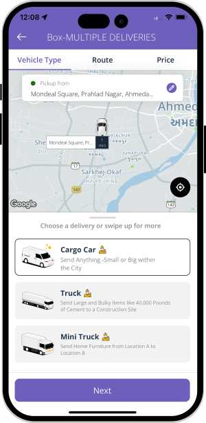 multiple deliveries option