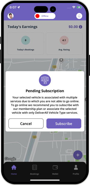 pending subscription