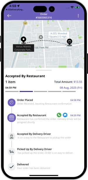 Restaurant/Store assigns to driver Restaurant/Store assigns to driver