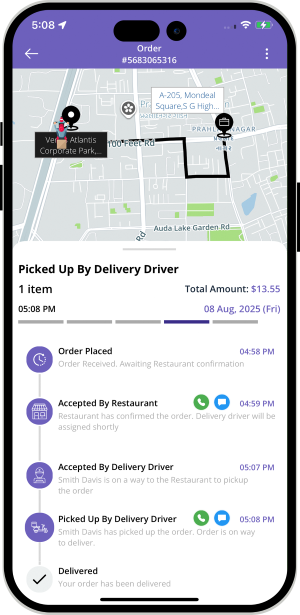 user see the status of the driver user see the status of the driver