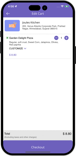 user edite food item user edite food item