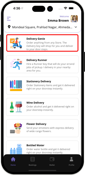 fast delivery at doorsteps