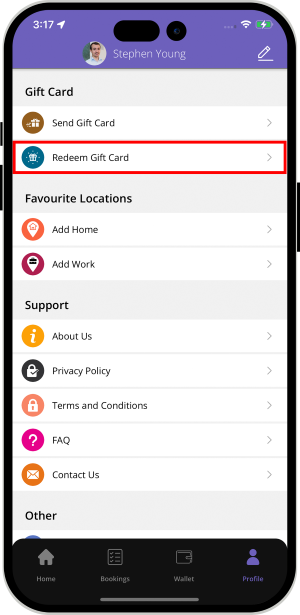choose service categories