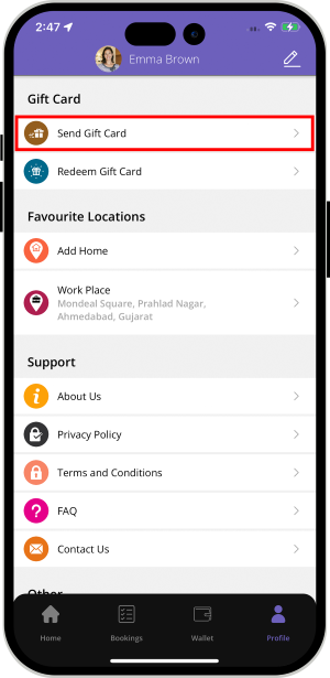 choose service categories