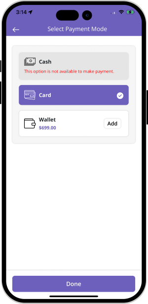 choose service categories